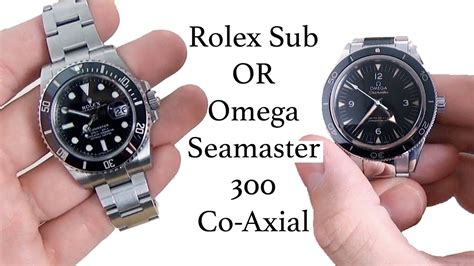 omega seamaster master co axial vs rolex submariner|Omega Seamaster 300 diver review.